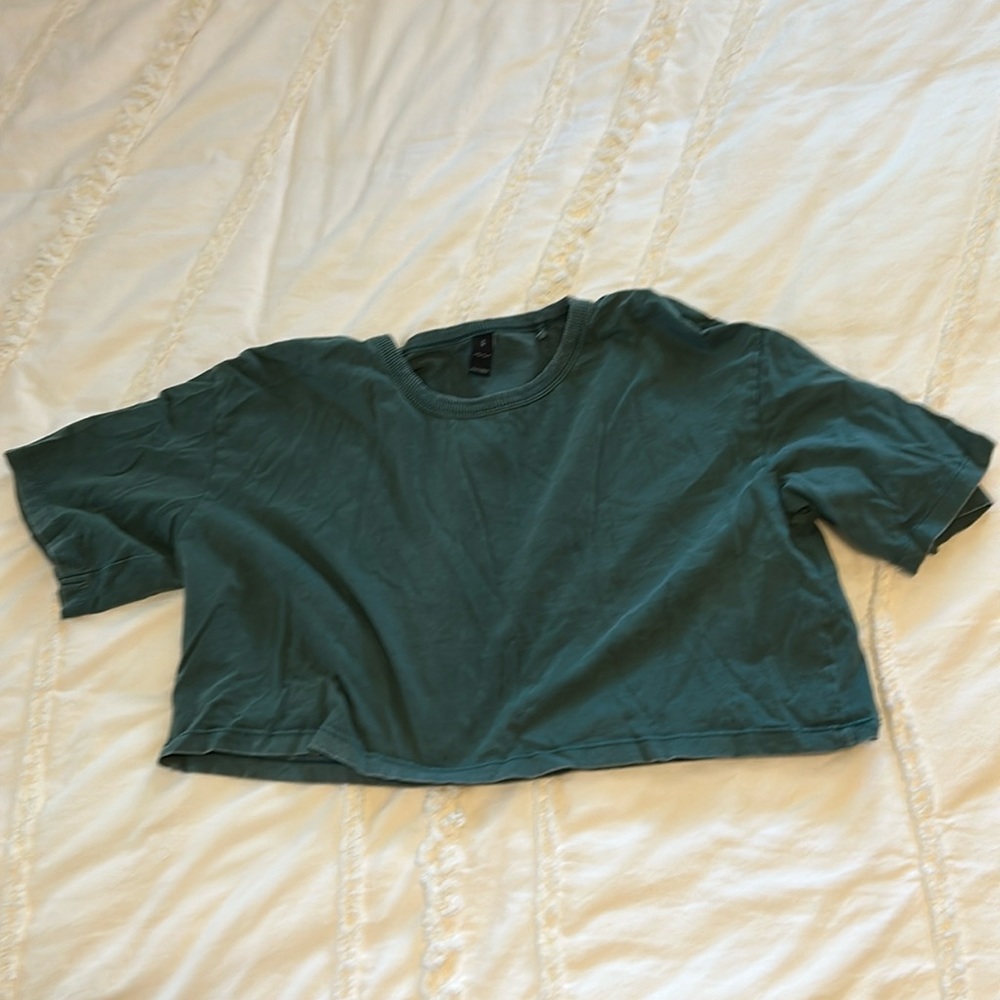Green shirt